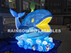Inflatable LED whale