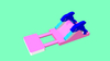 Floating obstacle water park lake water park giant inflatable aqua park for beach 