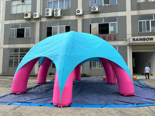  Inflatable Blue Dome Tent For Outdoor Advertising Event