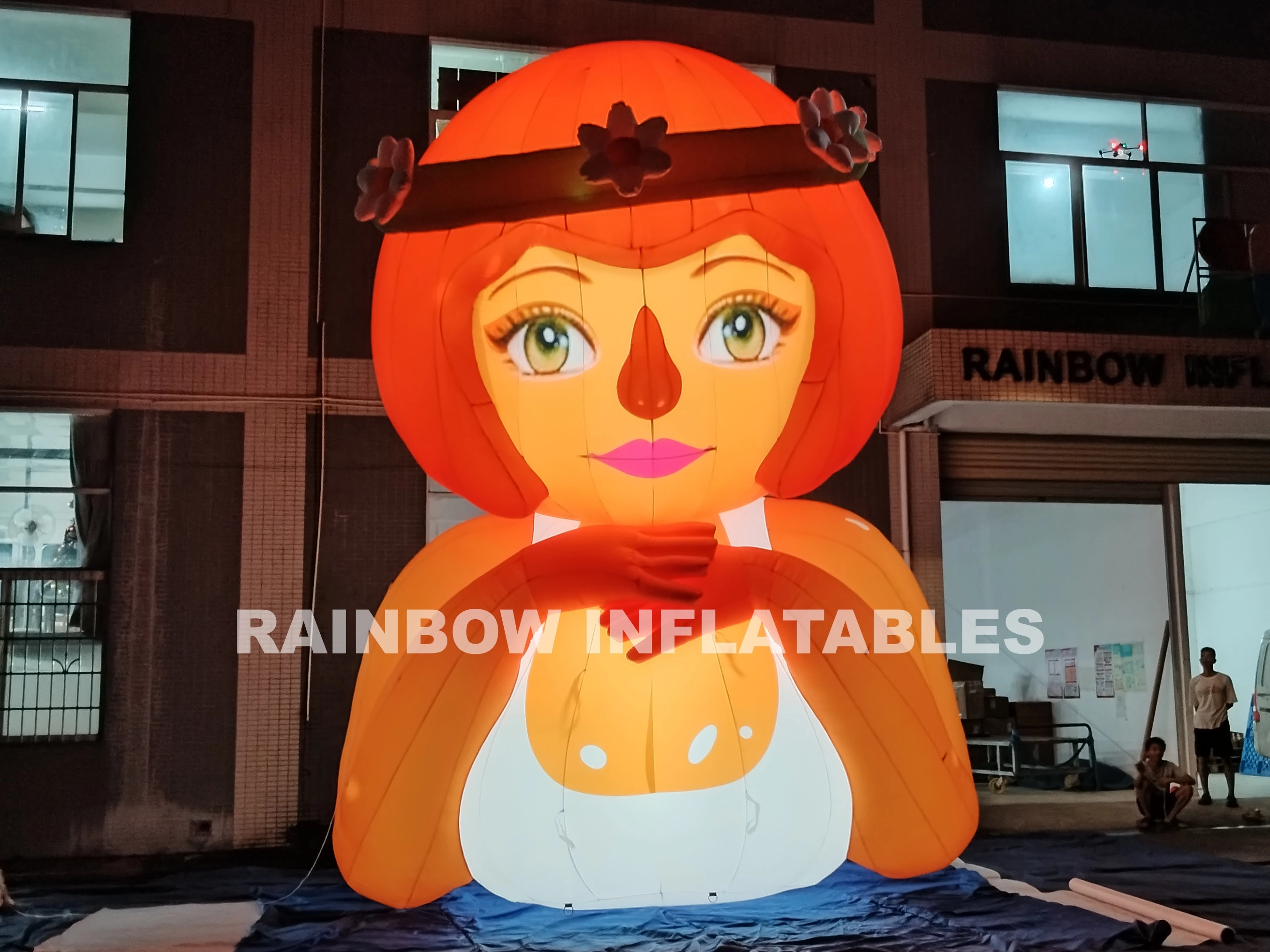 Inflatable LED Goddess