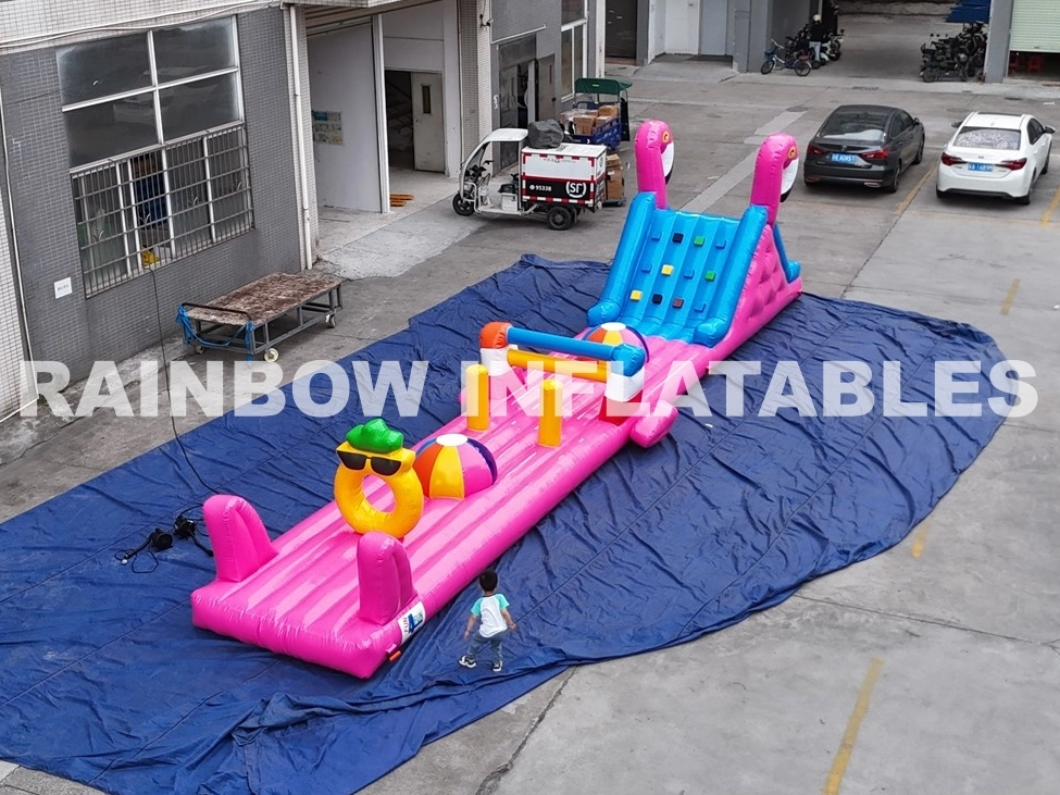 Inflatable water obstacle
