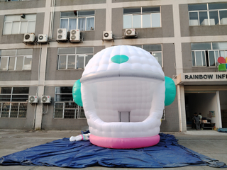 Inflatable Helmet with Led Light Inflatable DJ Booth