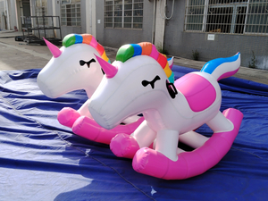 Inflatable rocking Unicorn