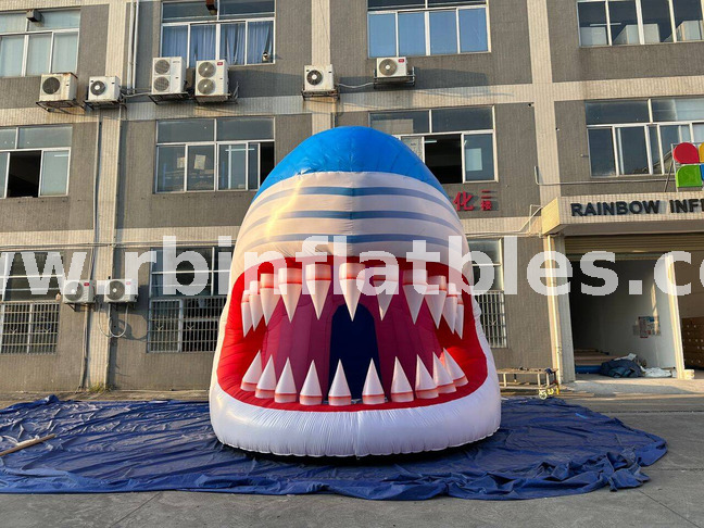 Inflatable Shark Head Ornament