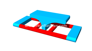 RB-WG-83 Inflatable Balance Bridge，Inflatable Water Park Equipment Water Game