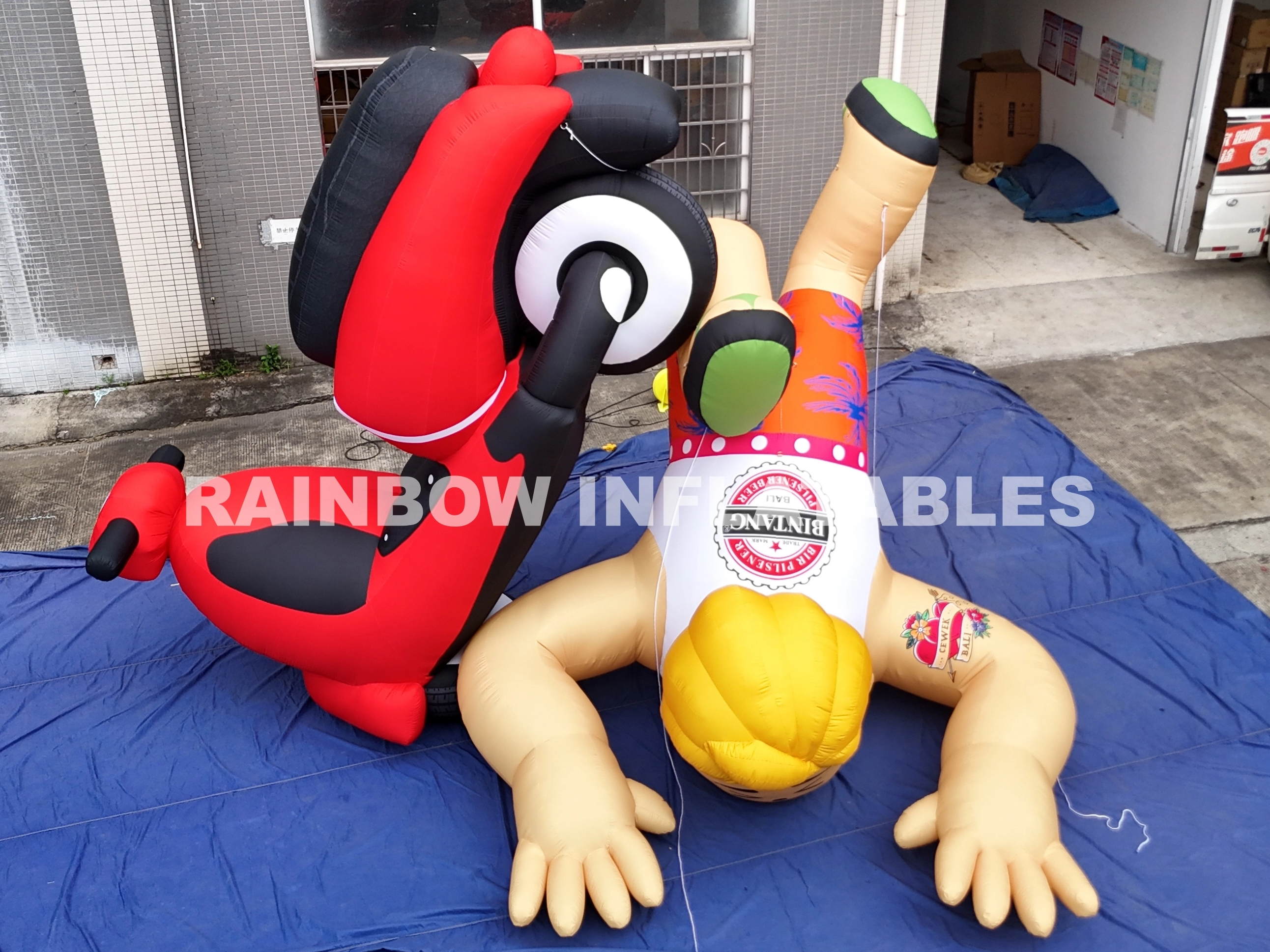Inflatable LED cartoon