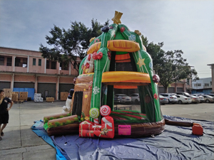 Inflatable Christmas tree bouncer