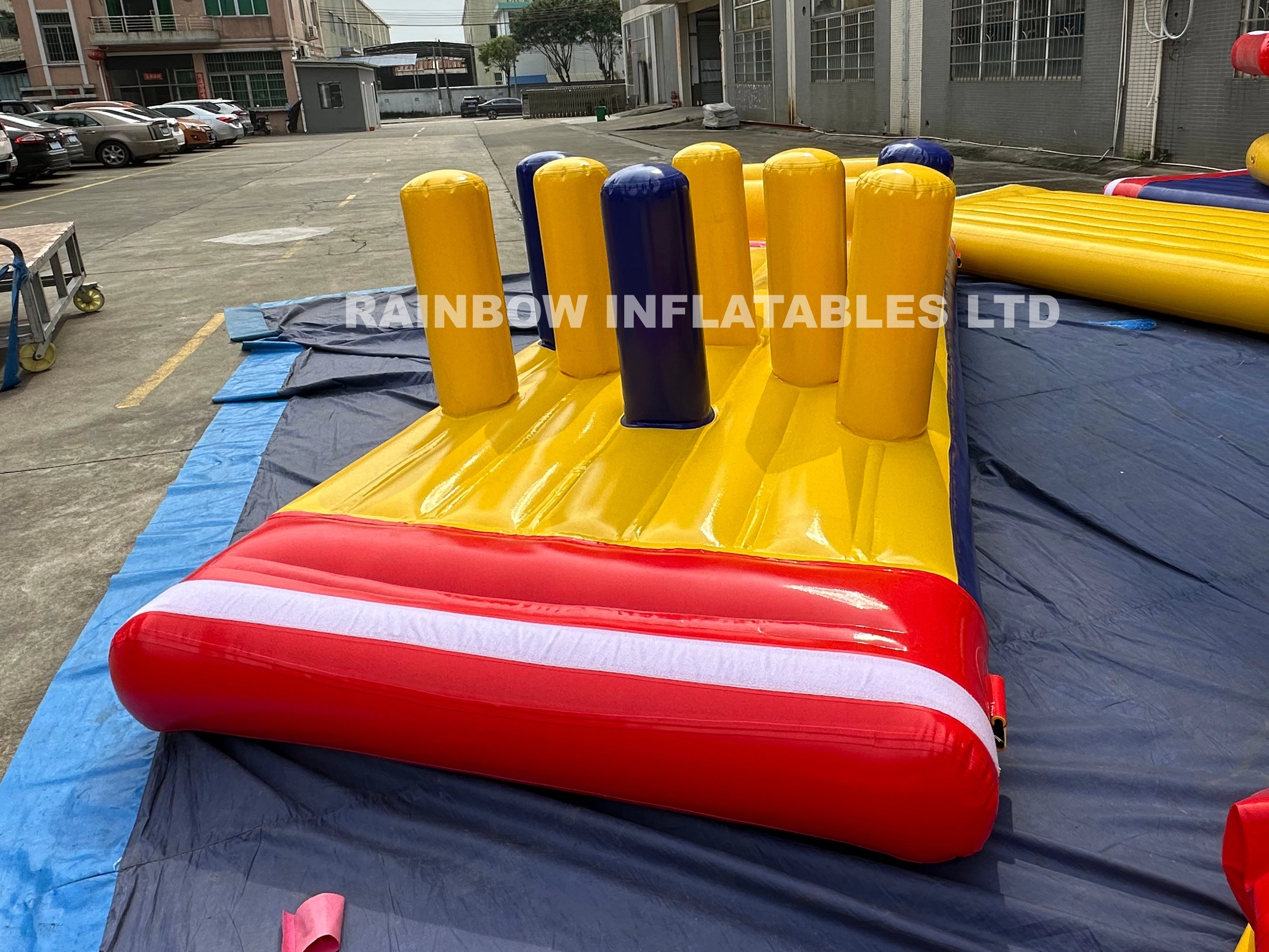 Inflatable Tube Bridge Obstable Inflatable Water Park Equipment Water Game 