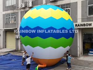 Giant Inflatable Light-Up Hot Air Balloon for Advertising