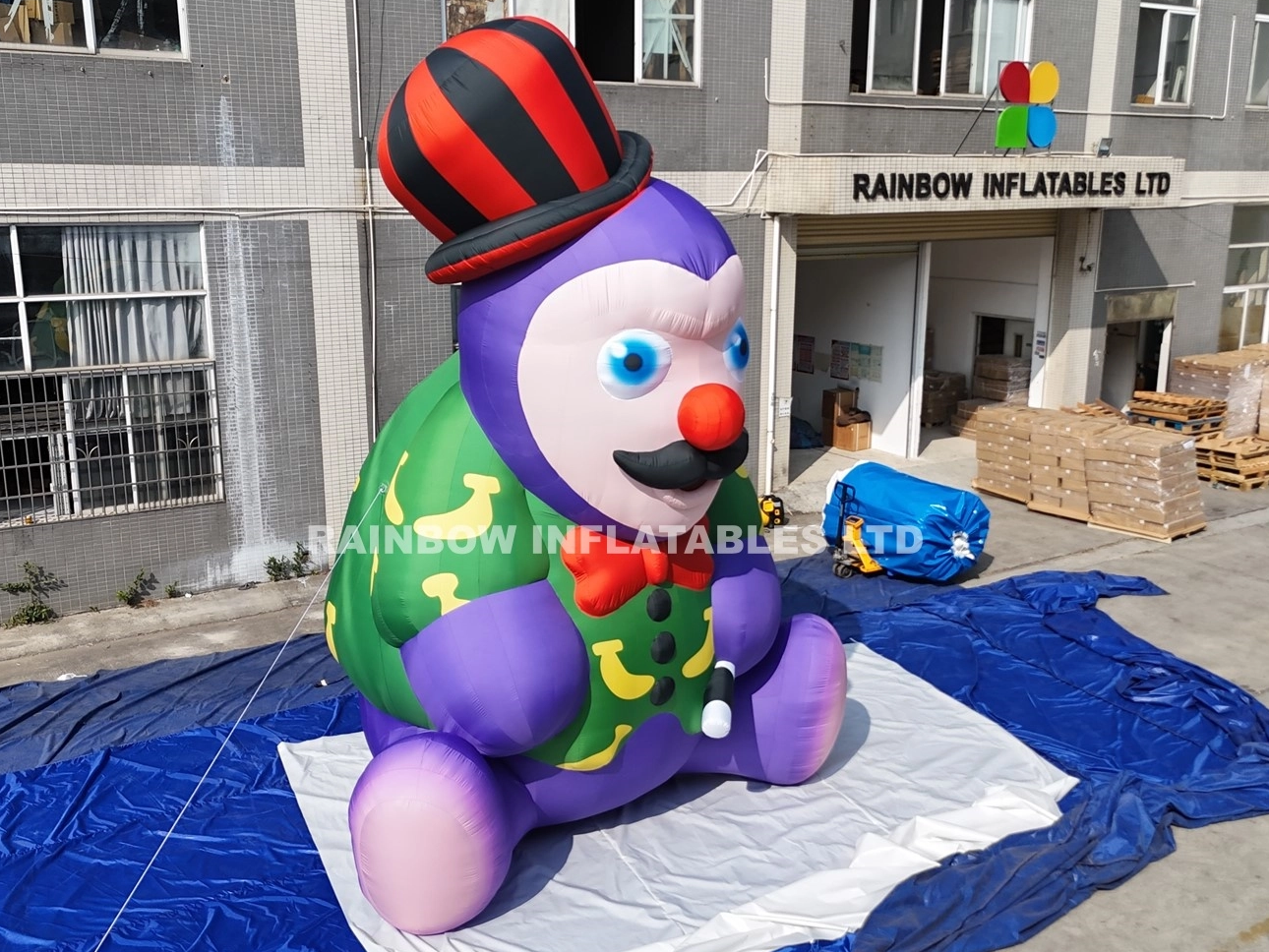 Inflatable Clown Cartoon Character