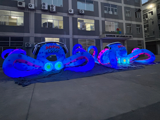  LED Inflatable Octopus with Earphone