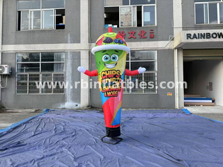 RB22137 Inflatable Customized Fruit Tea Decoration Airdancer Inflatable Balloon 
