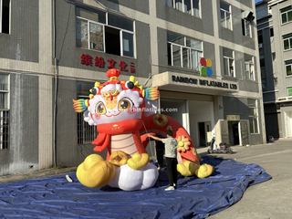 RB22167 Inflatable Snake-shaped Auspicious Arch