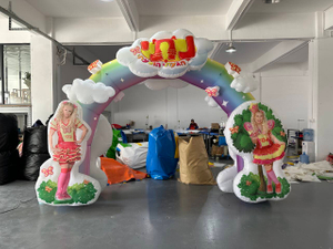 Inflatable party arch