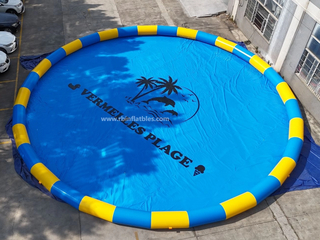 RB30022（Dia16m）Inflatable Swimming Pool With Long Track For Sale
