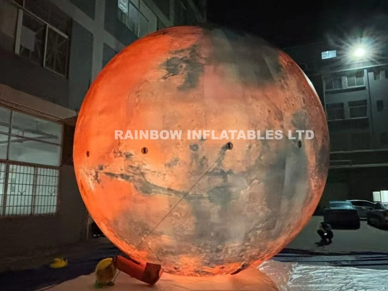 Giant Inflatable Light-Up Mars