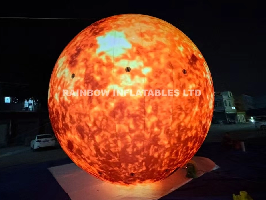 Large Inflatable Sun with Lights 