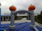 RB21044（3.5x3.5m）Inflatable Smiling Pumpkin Arch For Warm Welcome