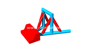 RB-WG-100 Inflatable Water Park Equipment Inflatable Swing Step
