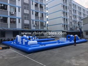RB30056 Inflatable Floating Water Park with Obstacle