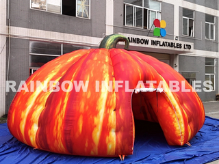 Inflatable LED pumpkin tent