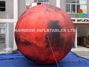 Giant Inflatable Light-Up Mars