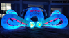 Inflatable octopus with glasses