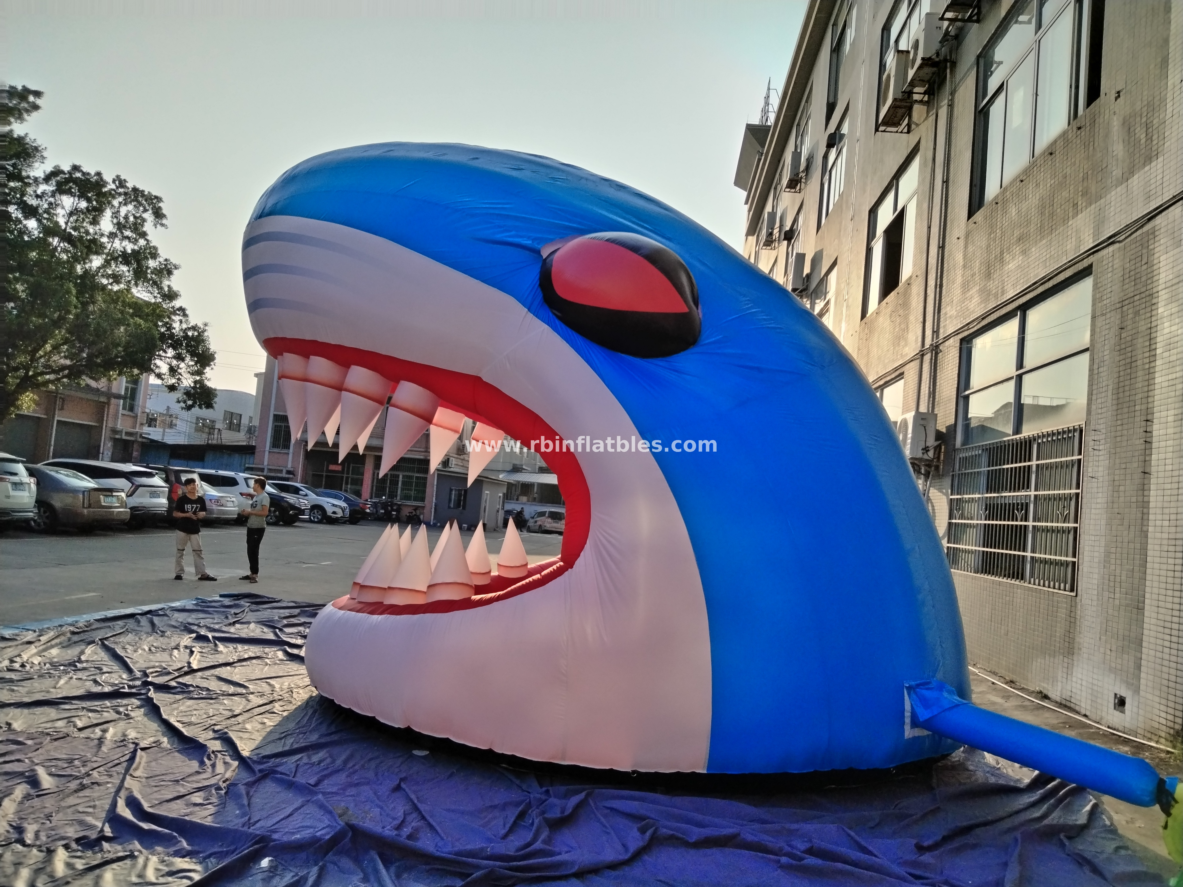 Inflatable Shark Head Ornament