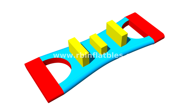 RB-WG-98 Inflatable Triangle Bridge ，Inflatable Water Park Equipment