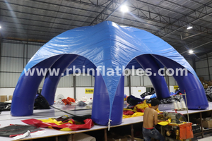 RB41003（8x8m） Inflatable Blue Dome Tent For Outdoor Advertising Event
