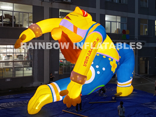 Inflatable LED Yoga goddess