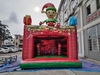 Inflatable Christmas-themed bouncer
