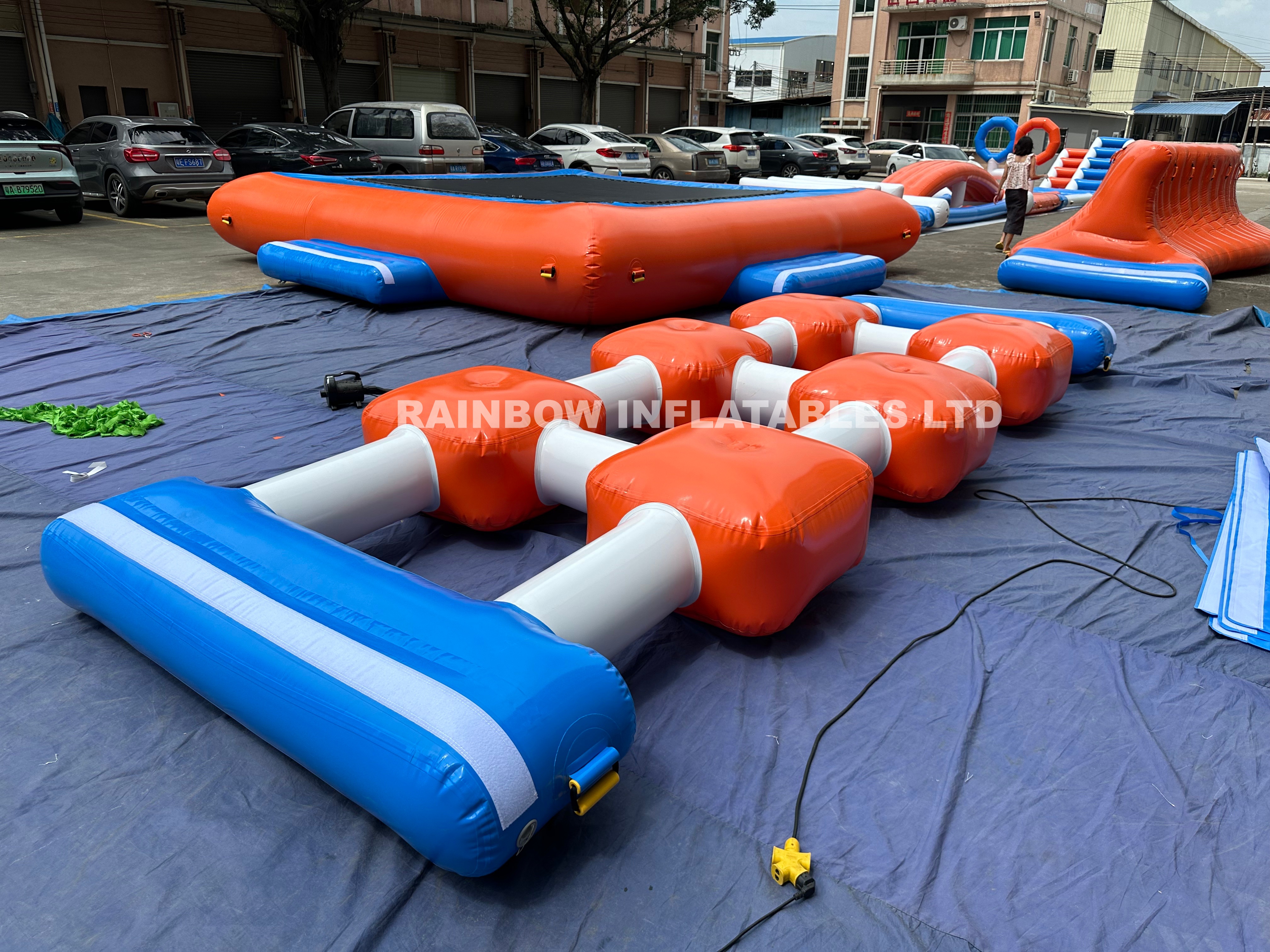 Inflatable Hurdle，Inflatable Water Park Equipment Water Game