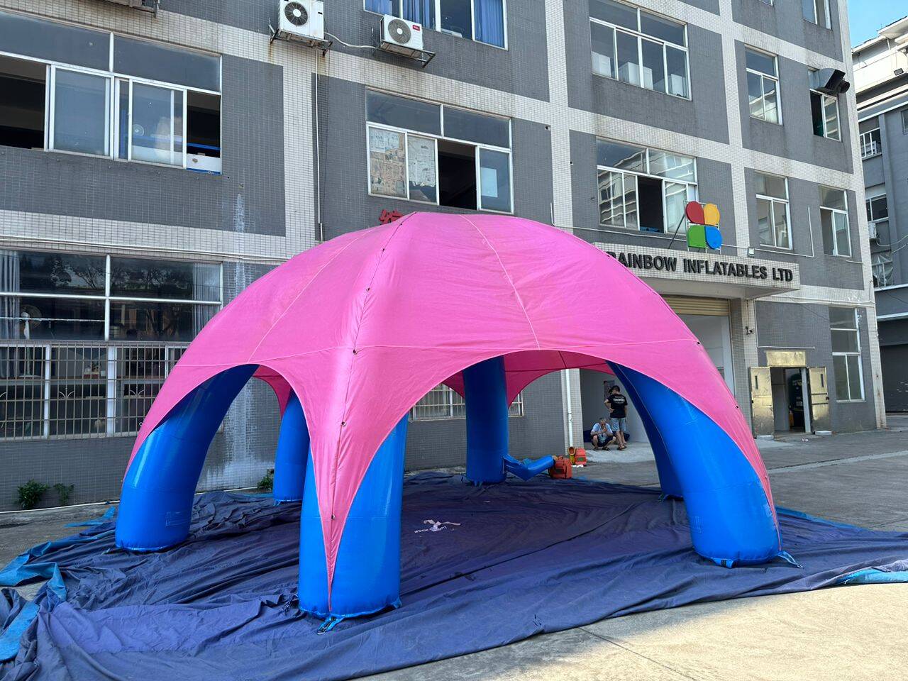  Inflatable Blue Dome Tent For Outdoor Advertising Event