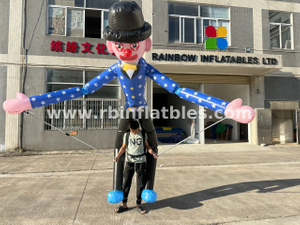 Inflatable Walking Blue Clown 
