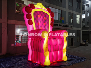 Inflatable LED chair
