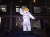 Inflatable astronaut cartoon with led light