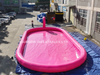 RB31045 16x8x3mh Inflatable pink flamingo pool