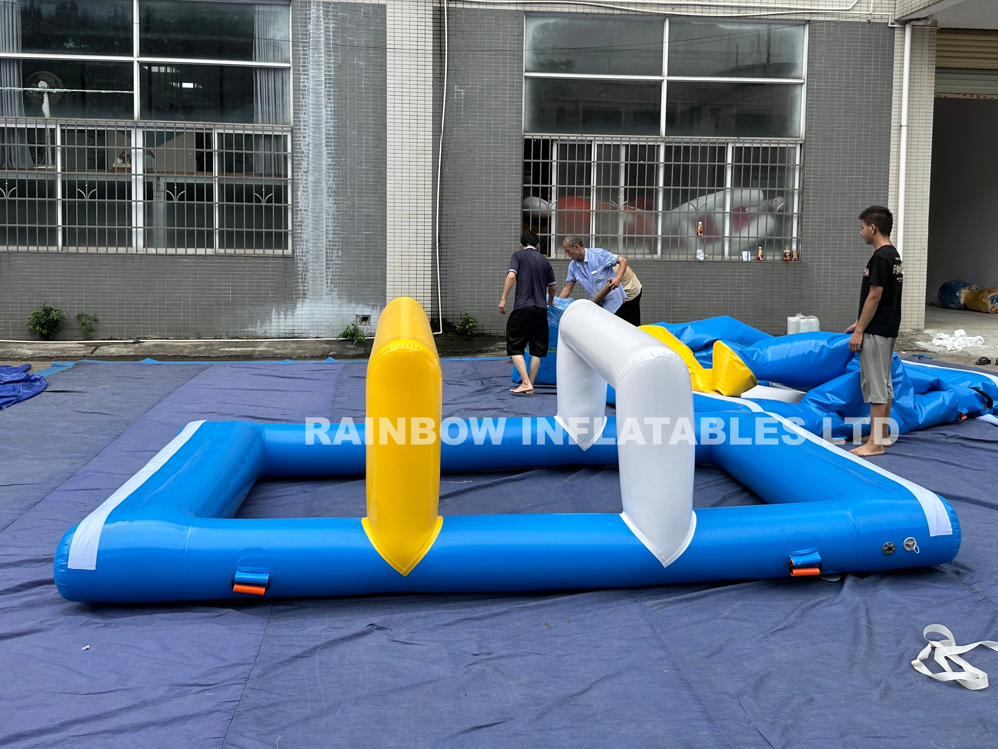 RB33272-8 Inflatable Tube Bridge Obstable Inflatable Water Park Equipment Water Game 