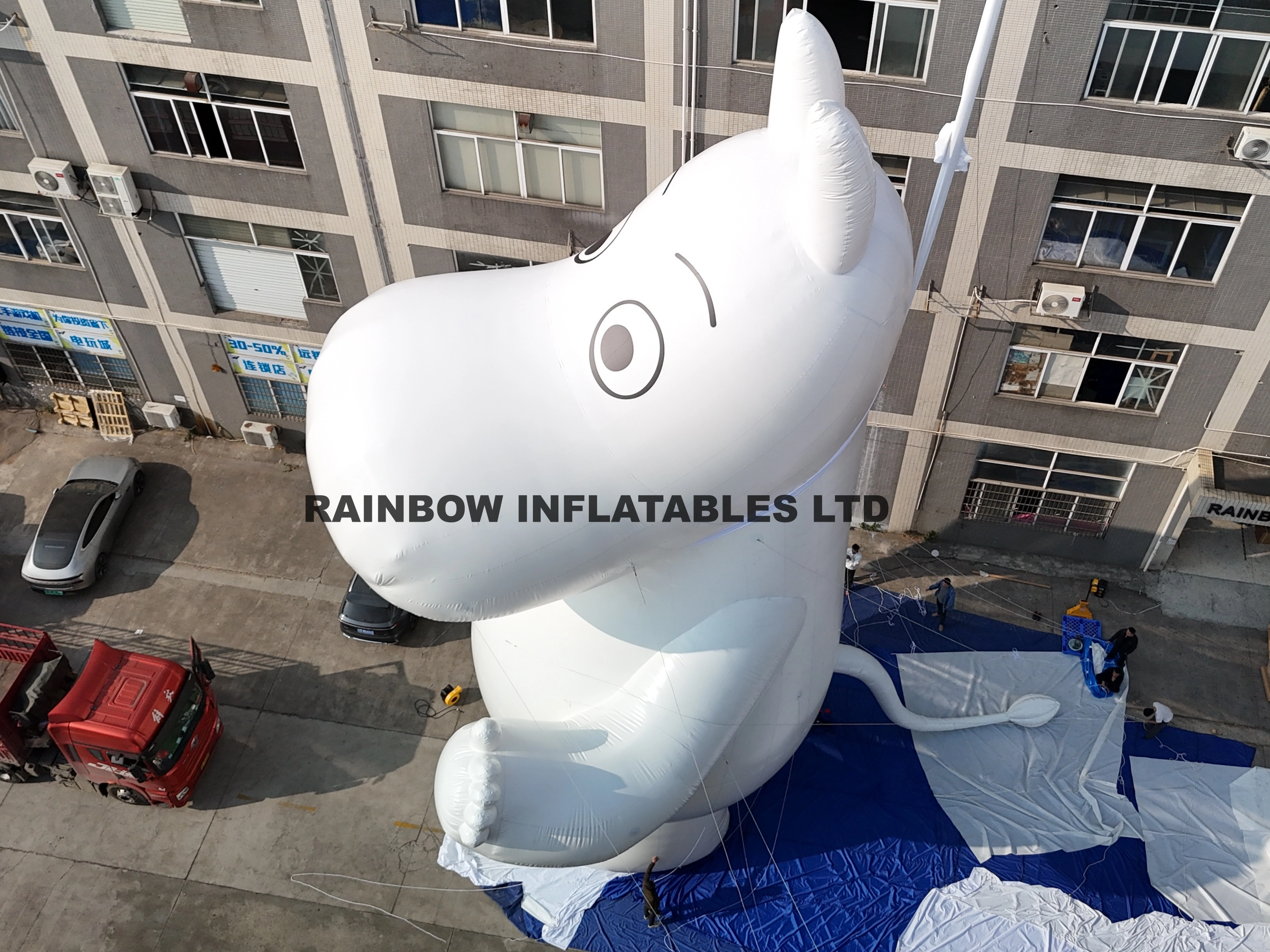 Giant Custom Inflatable Moomintroll Cartoon Character