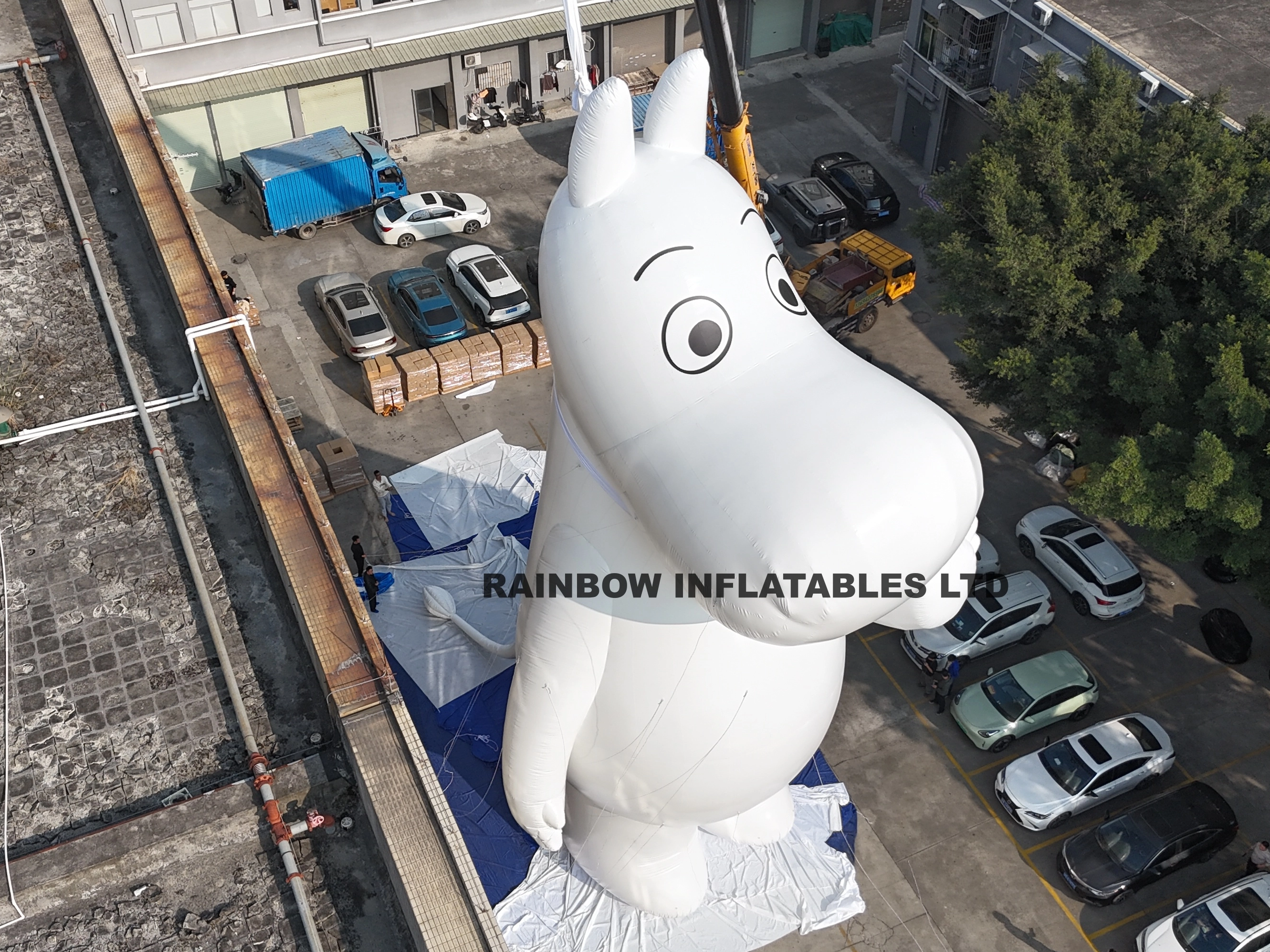 Giant Custom Inflatable Moomintroll Cartoon Character