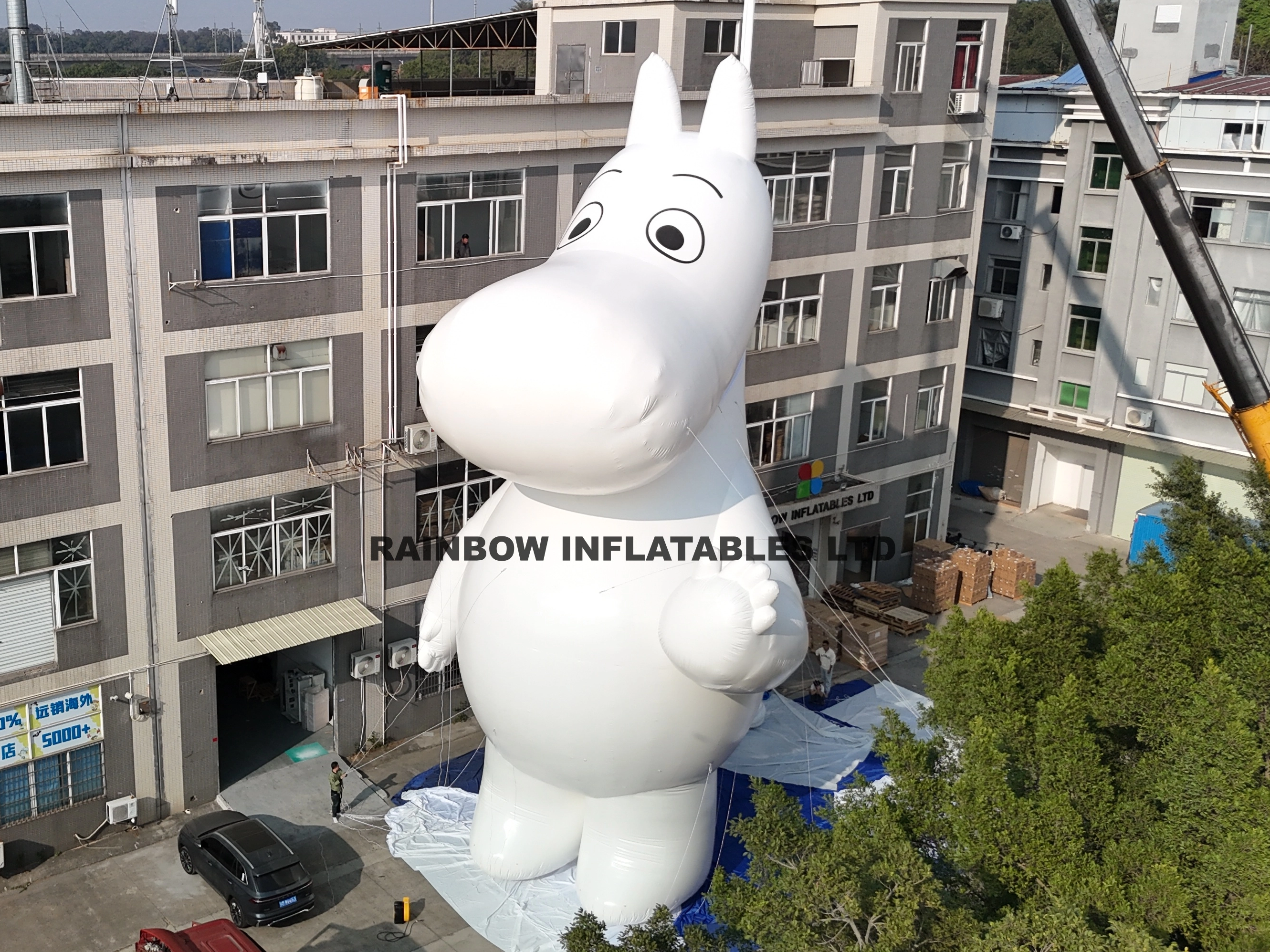 Giant Custom Inflatable Moomintroll Cartoon Character
