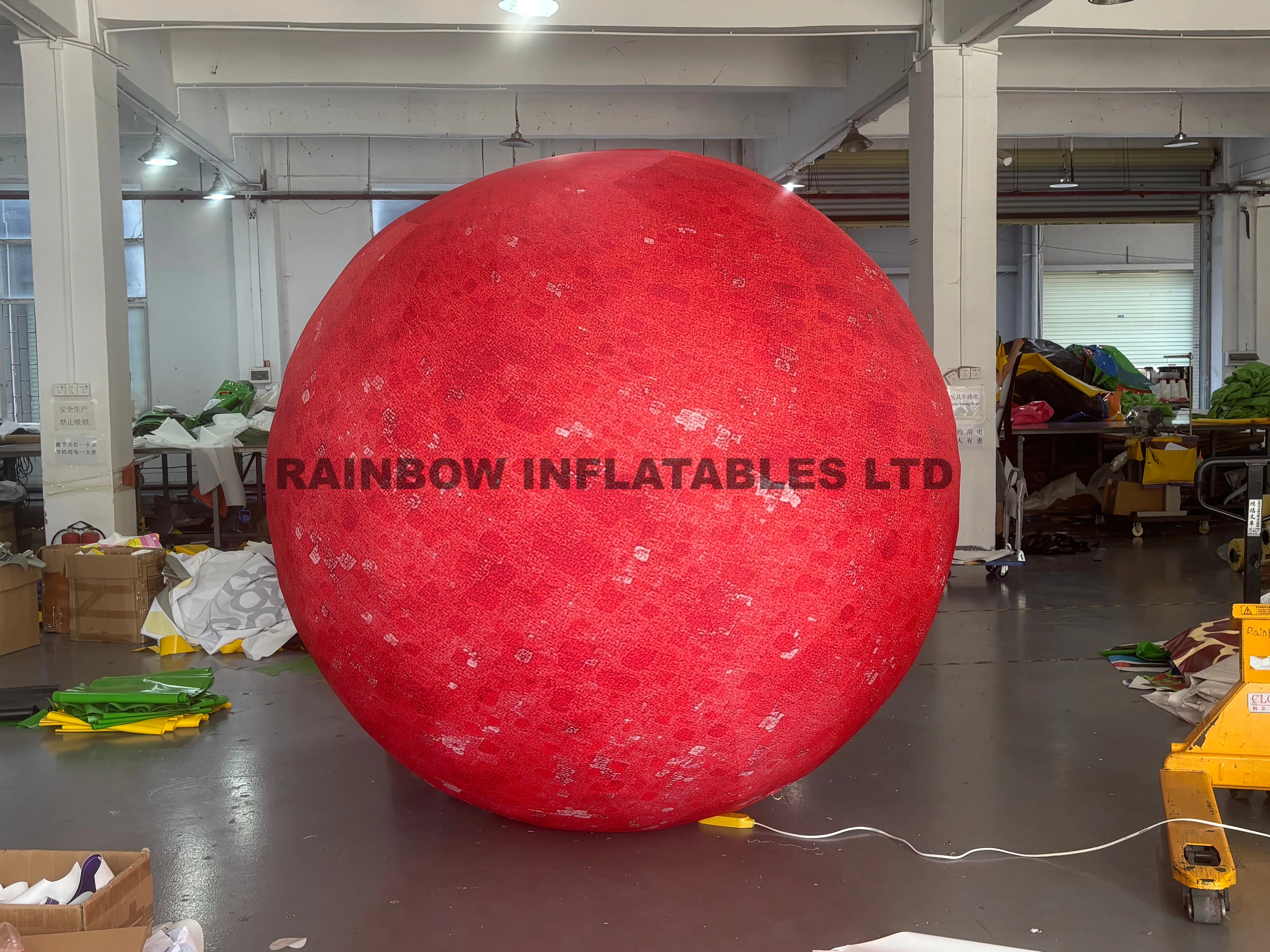 LED Inflatable Hanging Ball - Oxford Cloth Decorative Sphere