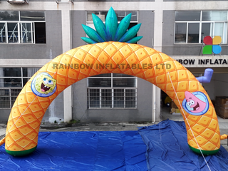 Giant Inflatable SpongeBob Pineapple Archway for Events