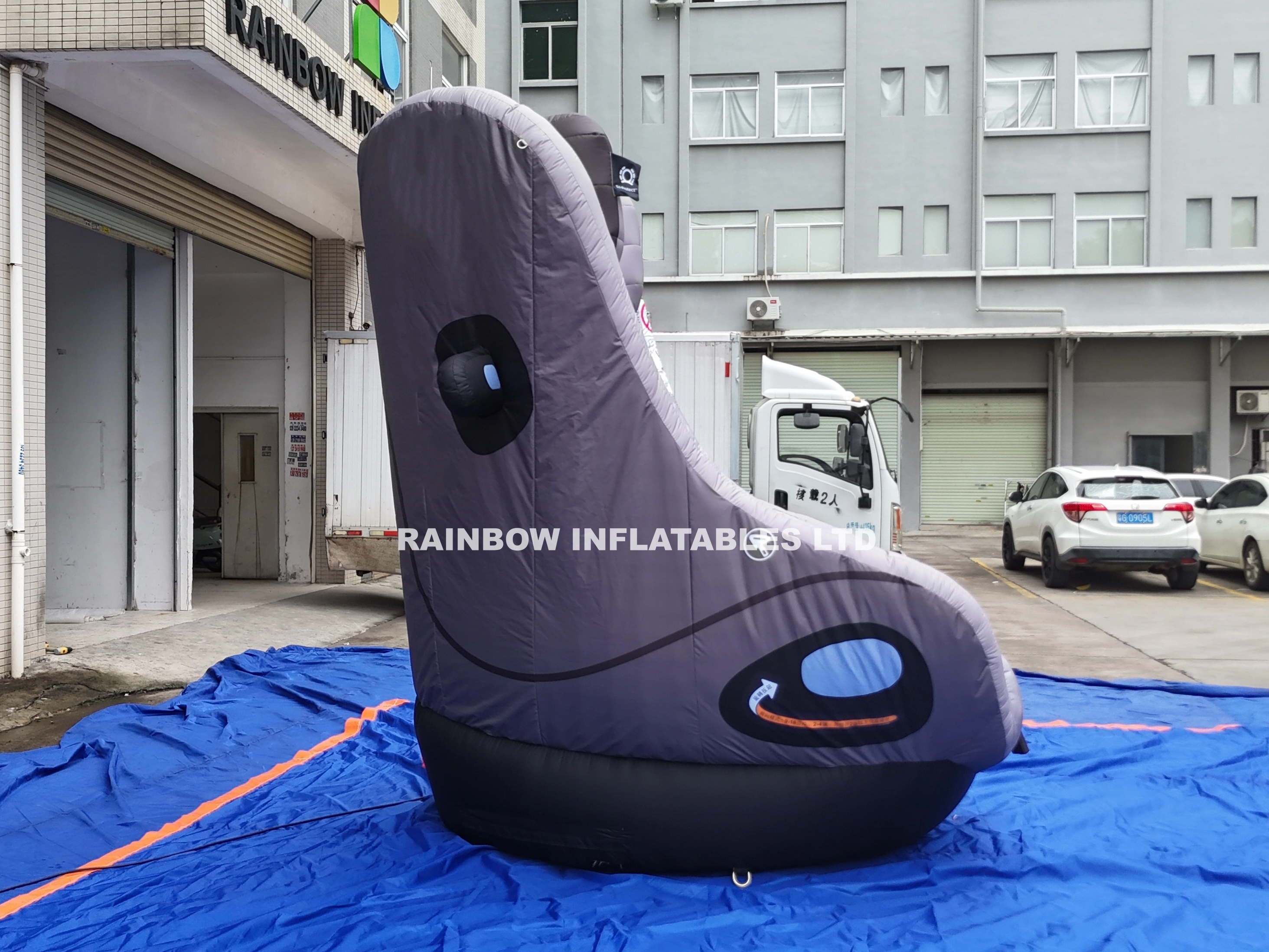 Realistic Inflatable Baby Car Seat Toy for Safe Adventures