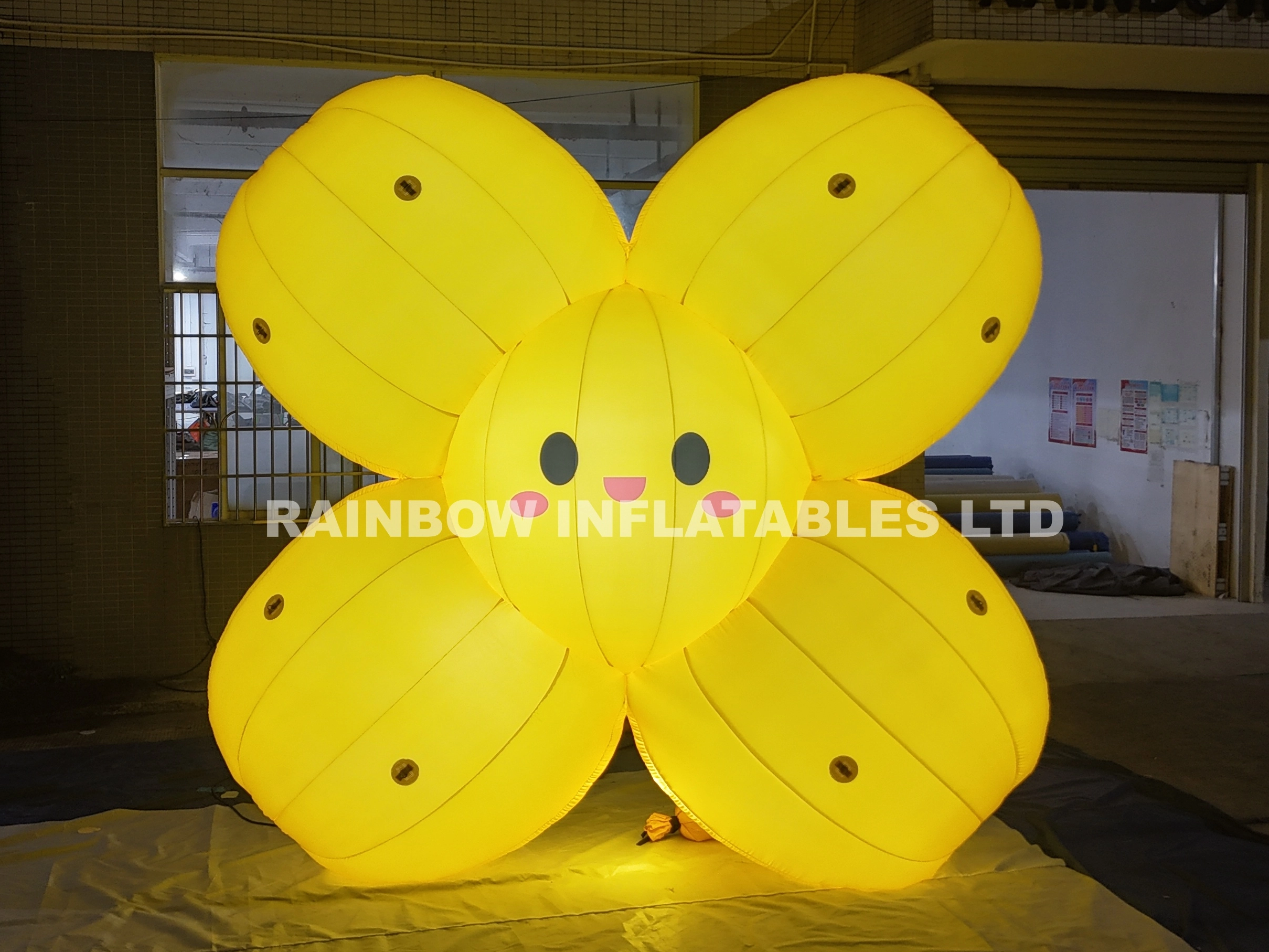 ED Light Up Dancing Blow Up Flower for Outdoor Advertising