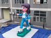 LED Light Up Inflatable Girl