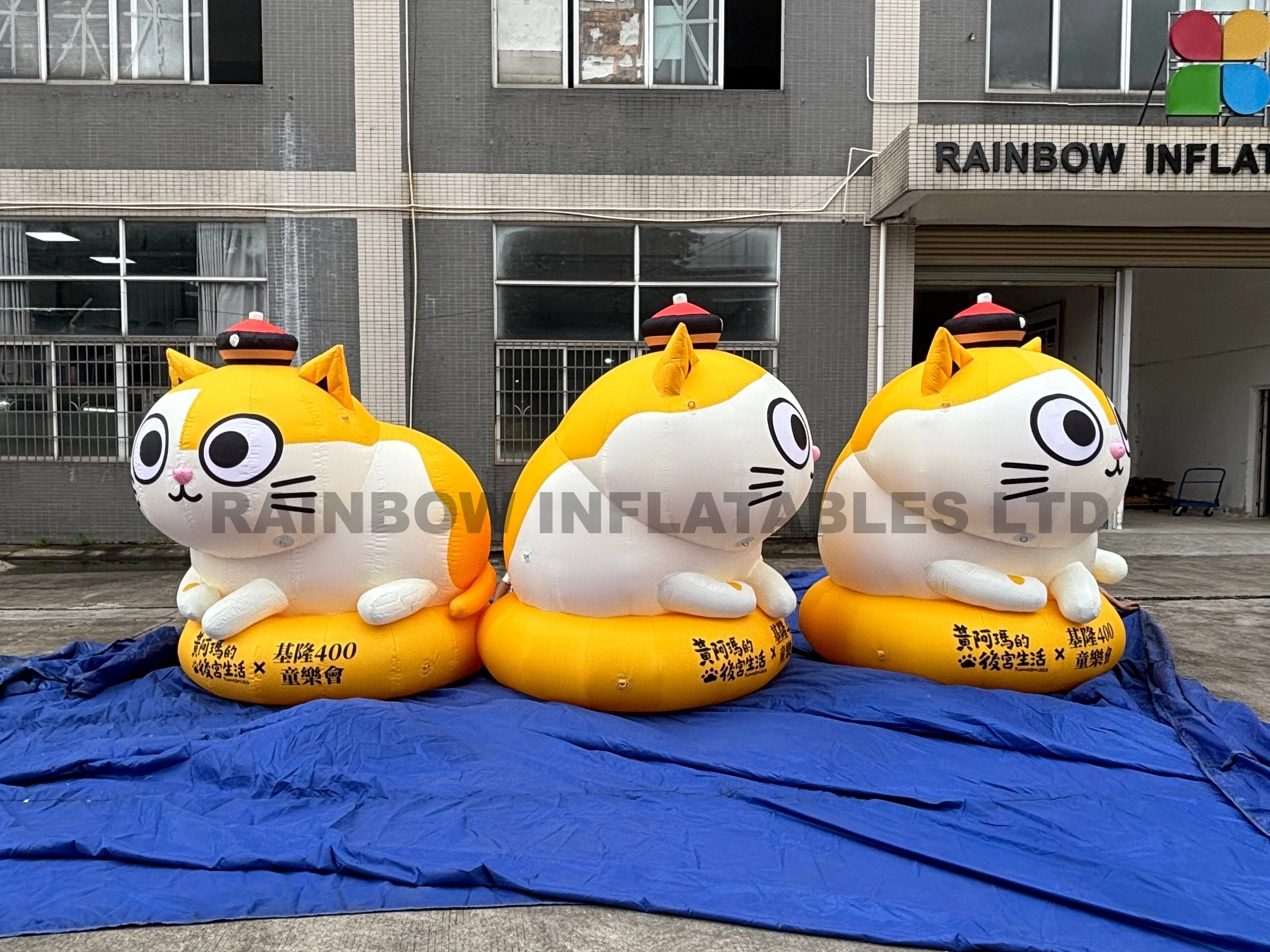 Fun and Friendly Inflatable Cat Costume for Parties and Celebrations