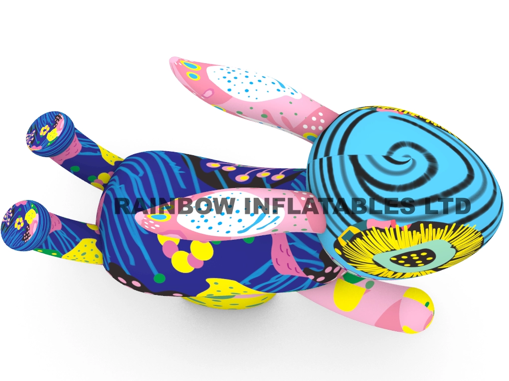 Fun and Colorful Graffiti Rabbit for Party Decoration Ideas
