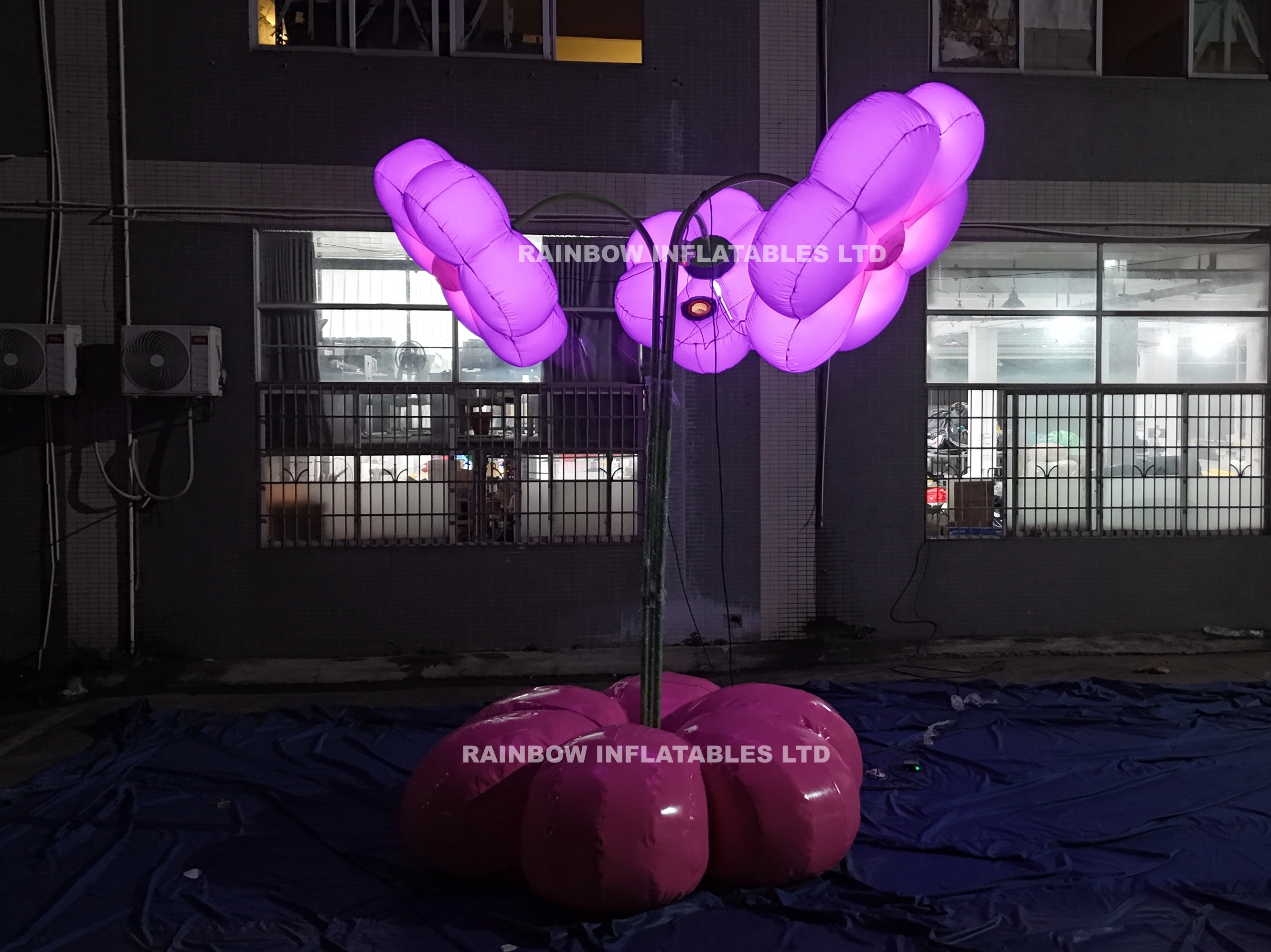 Custom LED Inflatable Flower Art Decoration